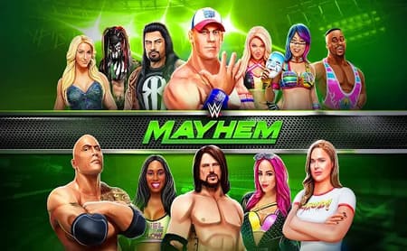 WWE Mayhem Mod Apk Dinheiro Infinito