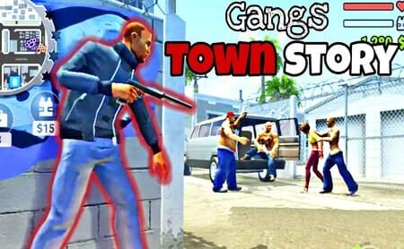 Gangs Town Story Mod Dinheiro Infinito Download