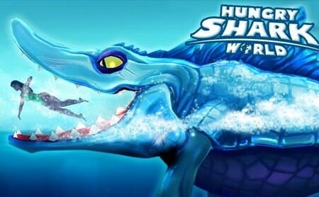 Hungry Shark World Mod Apk Moeda e Diamante Ilimitados